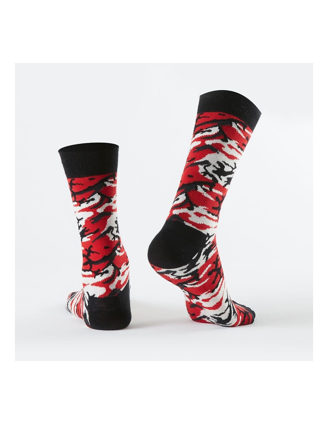 Men\'s red camo socks SM23 - Online store - Boutique